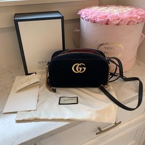 Gucci Velvet Marmont Crossbody
